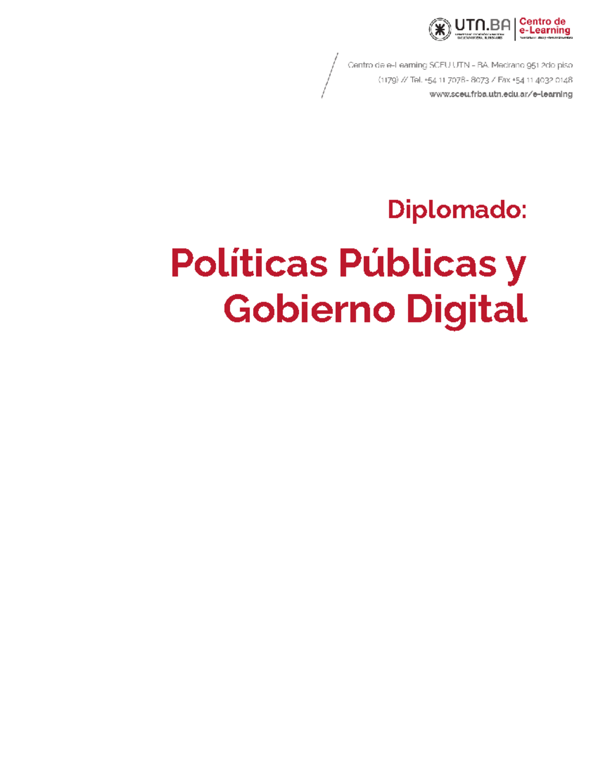 Unidad Nº5 Dip. PP y Gob Dig - Diplomado: Políticas Públicas y Gobierno ...