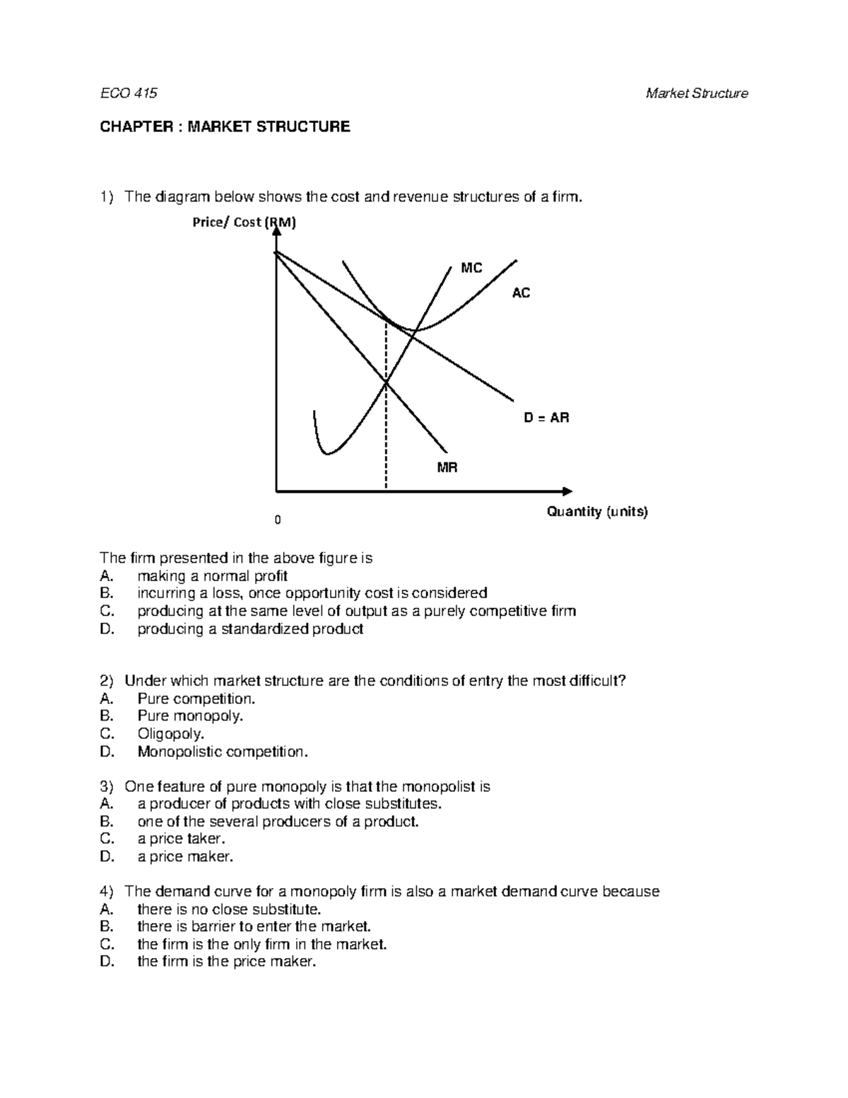ECO 415 Tutorial 3 - Case study assignment Bachelors Administrative ...