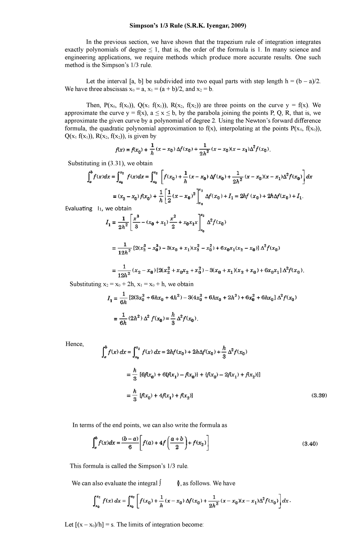 simpson-s-rule-s-r-k-iyengar-2009-simpson-s-1-3-rule-s-r