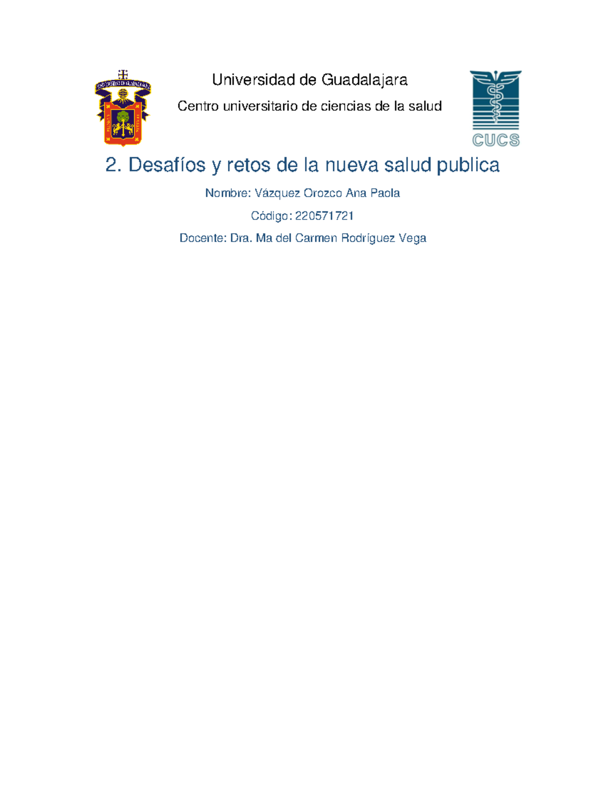 2. Desafios y retos de la nueva salud publica Vazquez Orozco ...