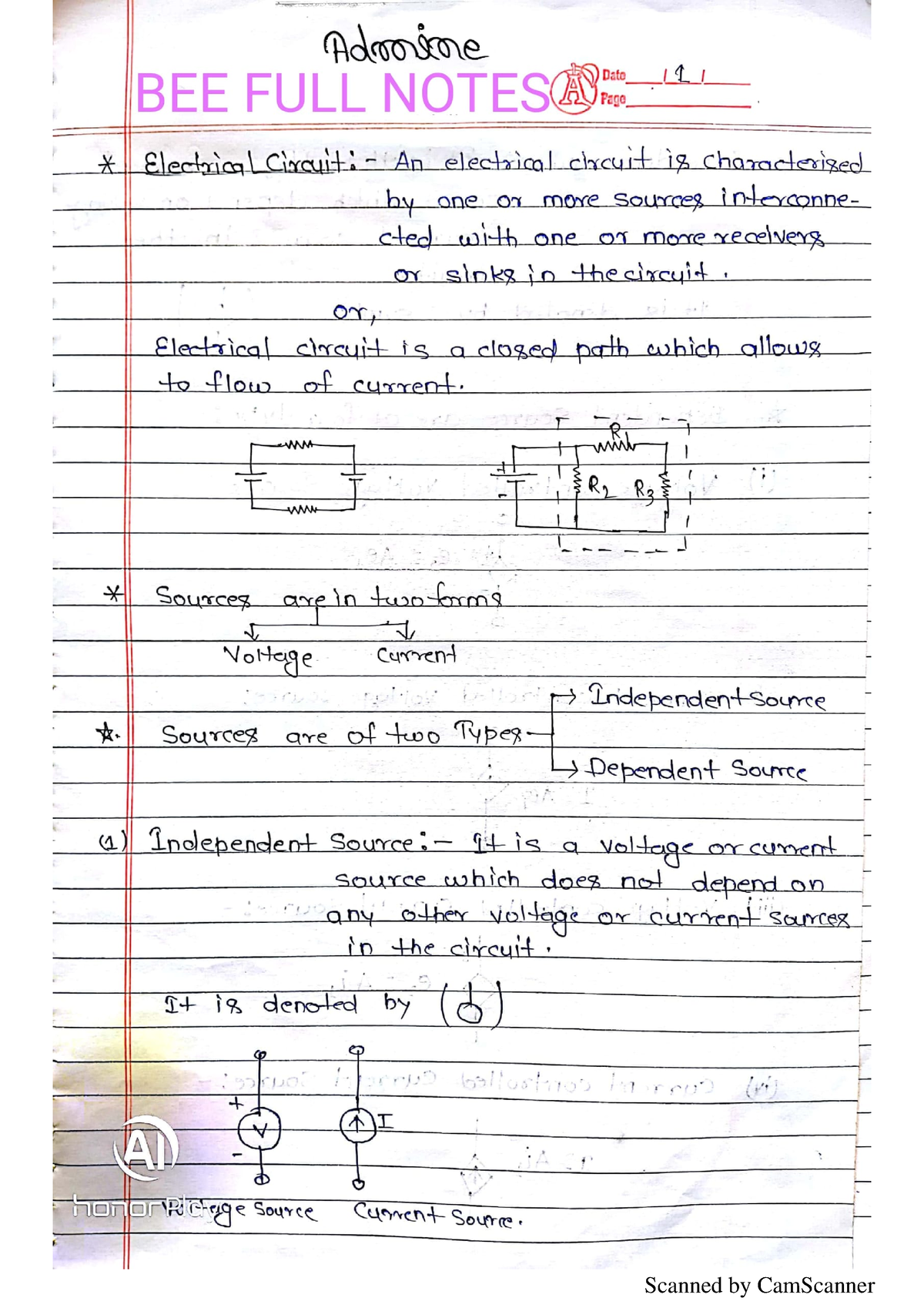 BEE FULL Notes - Electrical Engineering - Studocu