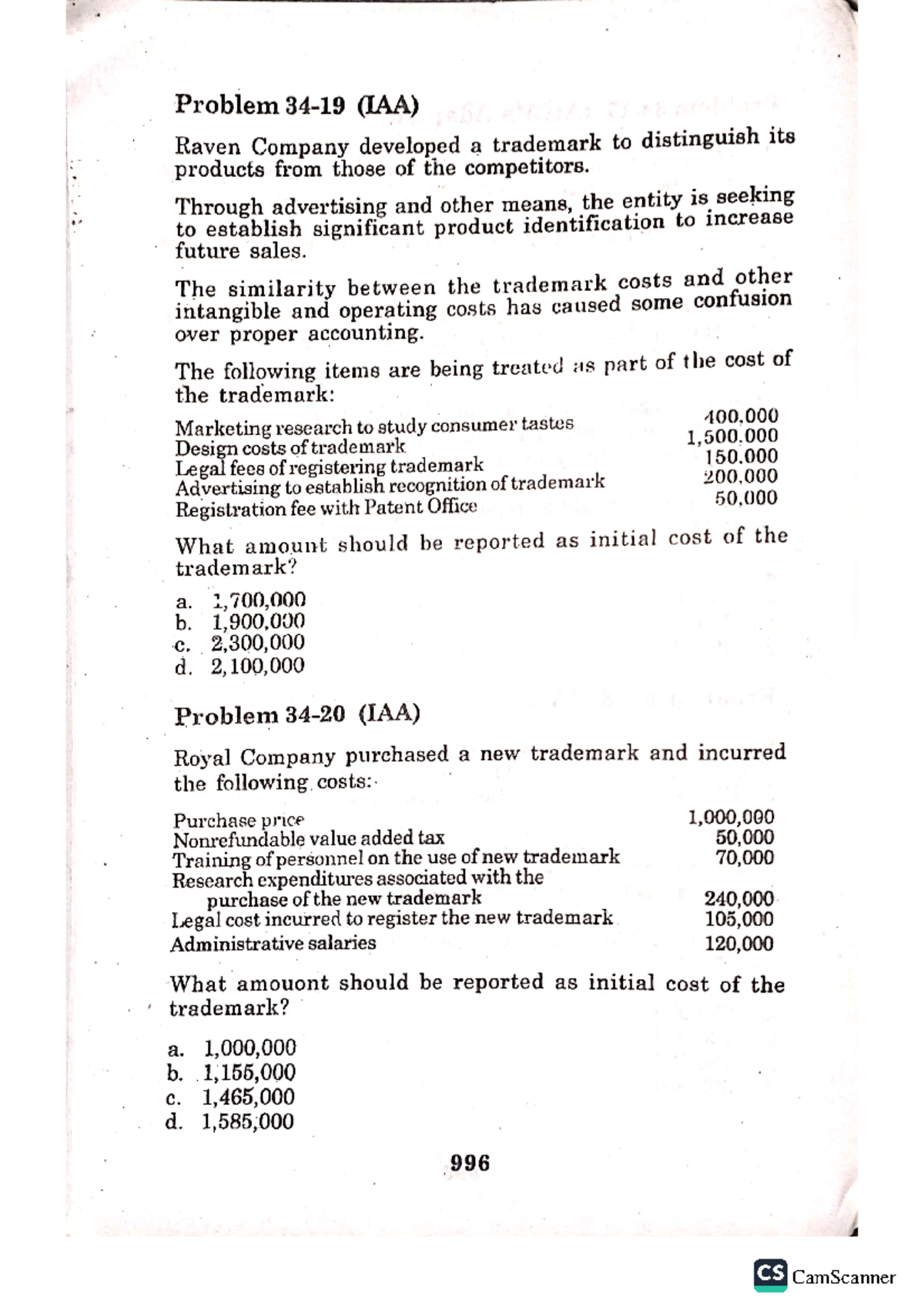 Problem 34 Intermediate Accounting Volume One 2021 Edition Author Valix Camscanner Studocu Problem 34 Intermediate Accounting Volume One 2021 Edition Author Valix Camscanner Studocu