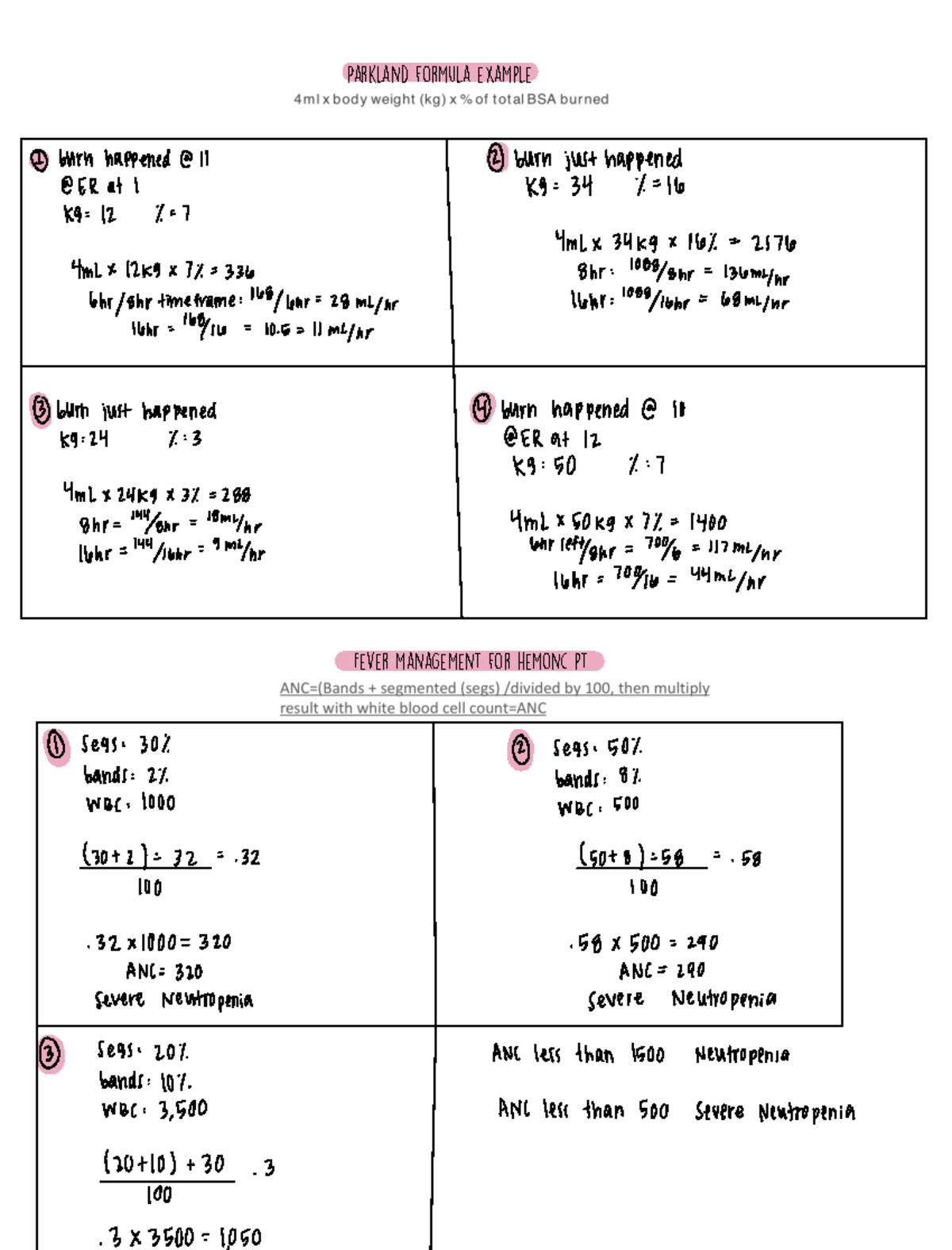 Medical Math Notes - burnhappened 11 burnjusthappened ERat 1 K9 34 1 16 ...
