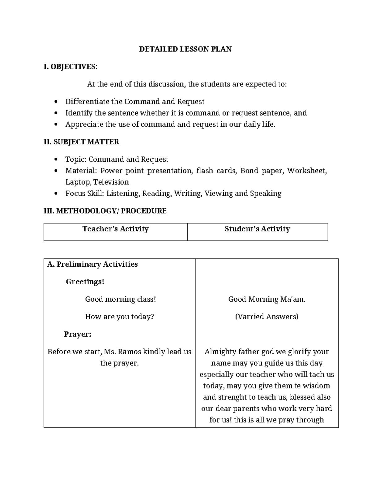 Detailed- Lesson-WPS-Office (1) - DETAILED LESSON PLAN I. OBJECTIVES ...