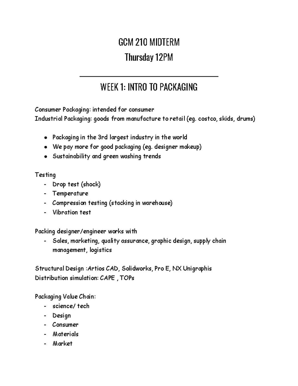 Gcm210 midterm - Lecture notes 1-5 - GCM 210 MIDTERM Thursday 12PM ...