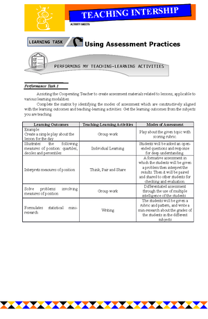 (done) Learning Task - 06 - Performance Task 1 Design a learning ...