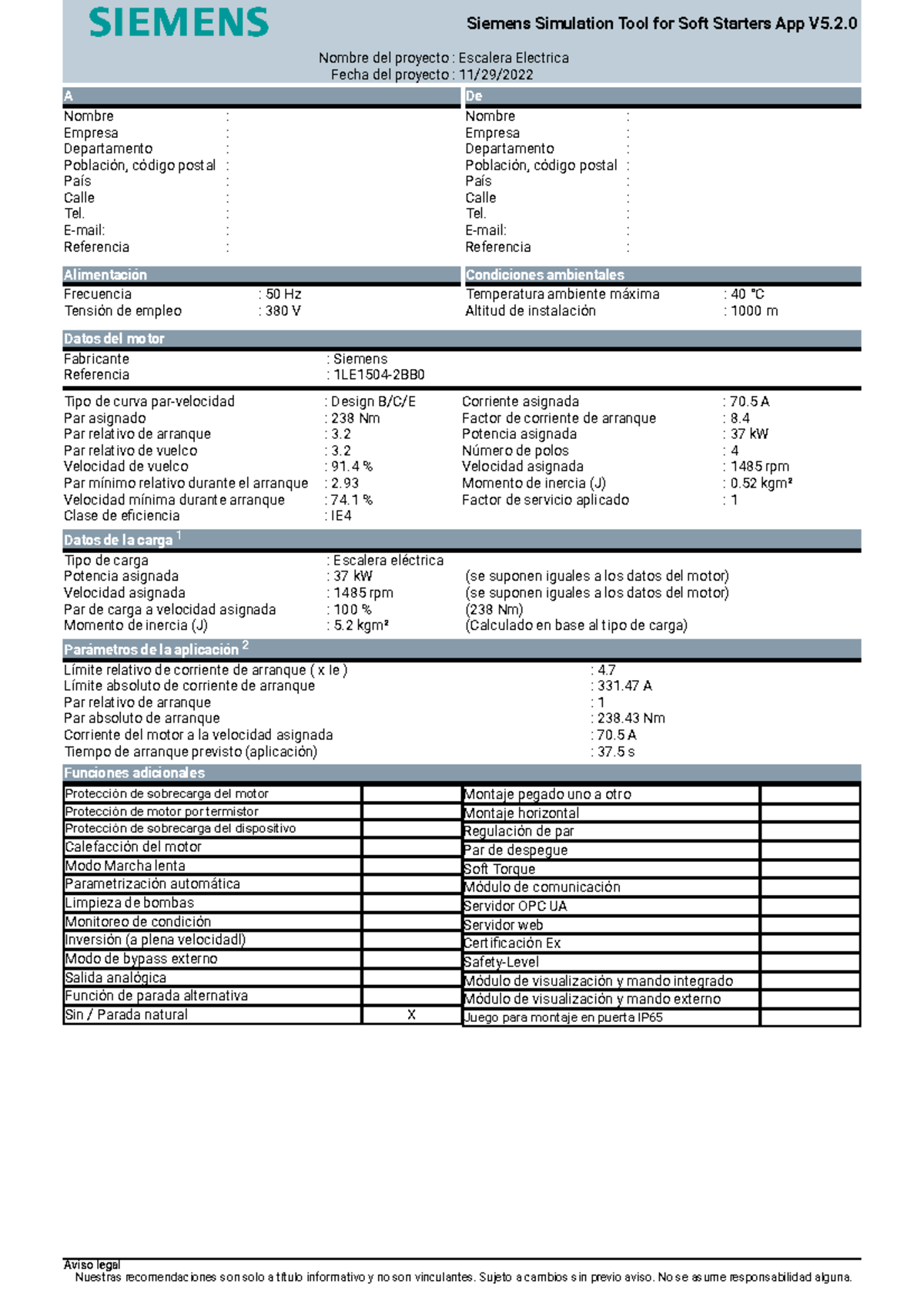 Escalera Electrica 20221129 1558 STS Report Siemens Simulation Tool