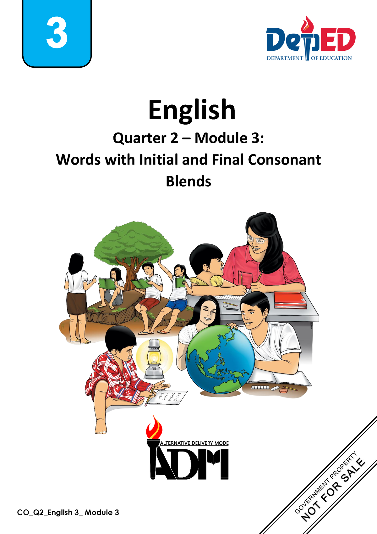 English 3 Q2 Mod3 wordswithinitialandfinalconsonantblends v3 - English ...