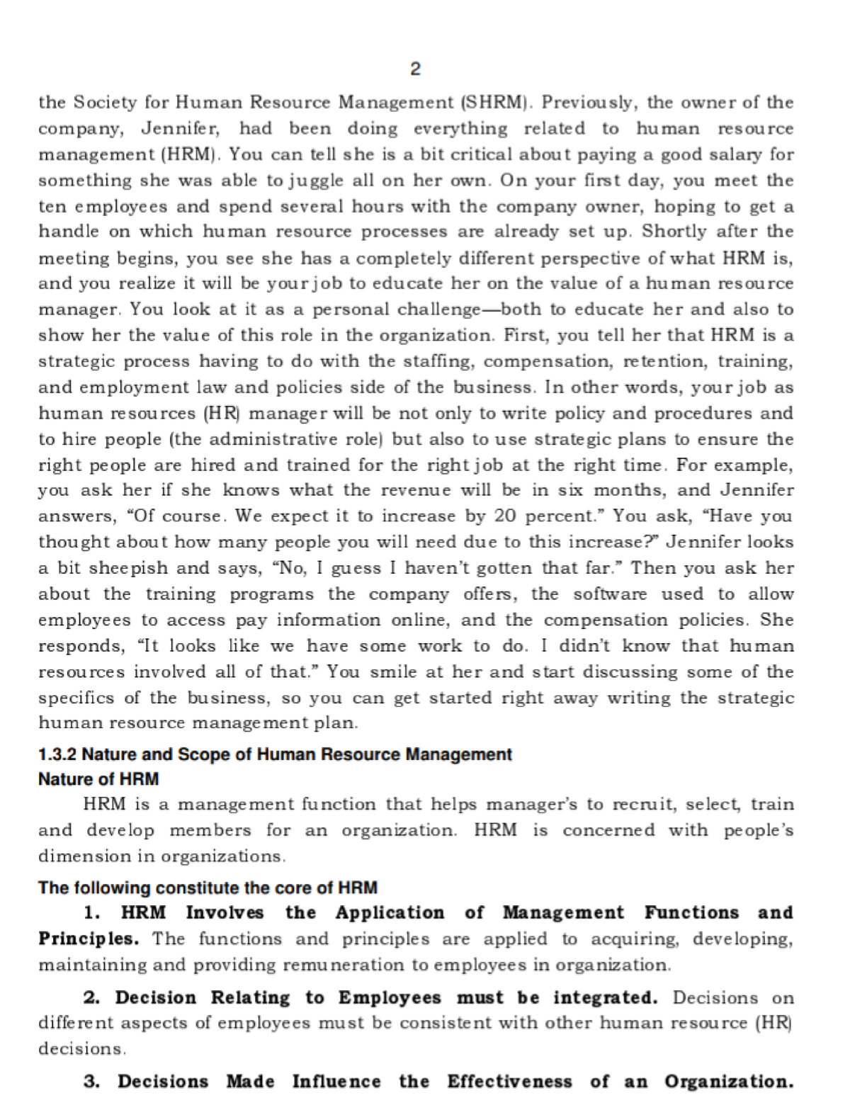 introduction of human resource management essay