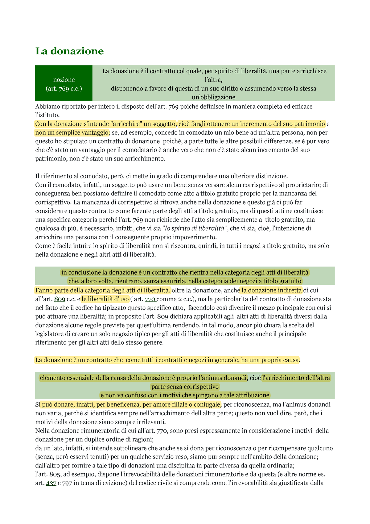 Che Cosa è Una Donazione? Donazione Trattata Nei Minimi Particolari Per ...