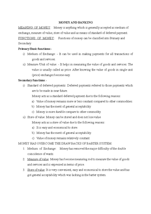Economics notes macro ch05 bop and foreign exchange rate - BALANCE OF ...