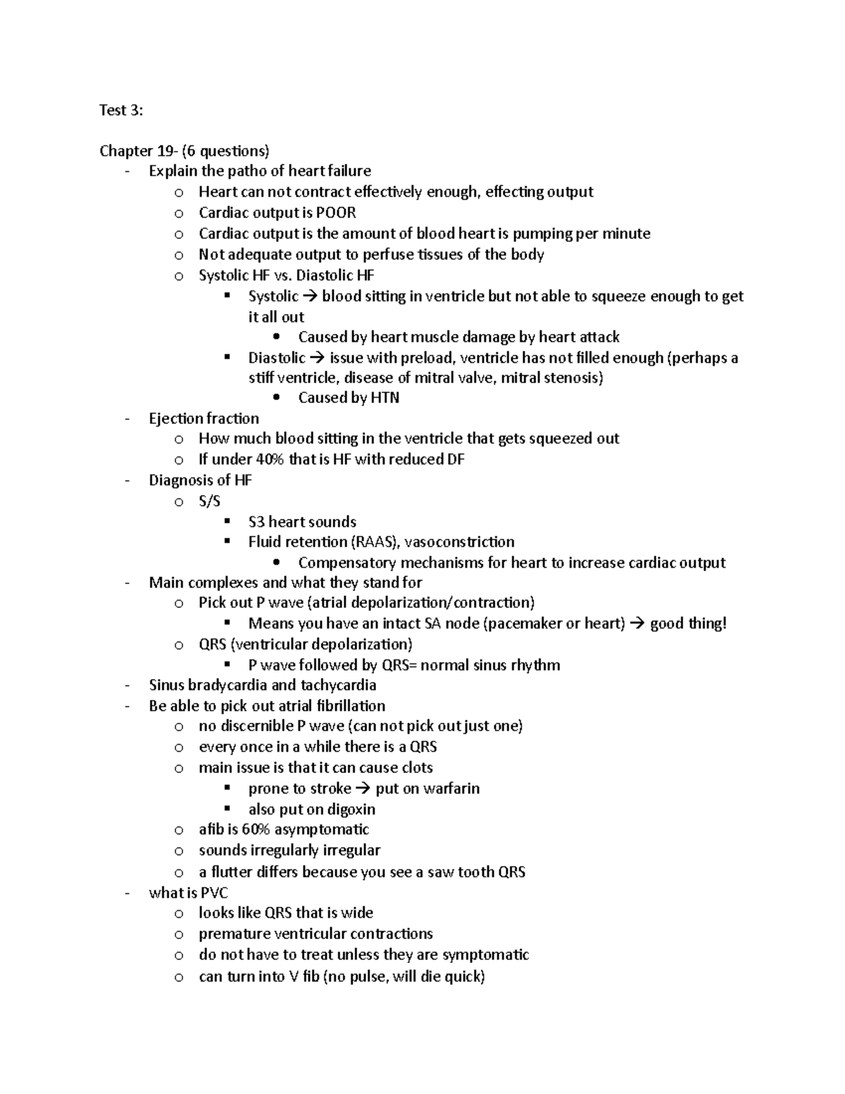 Patho exam 3 outline - Exam 3 study guide - Test 3: Chapter 19- (6 ...