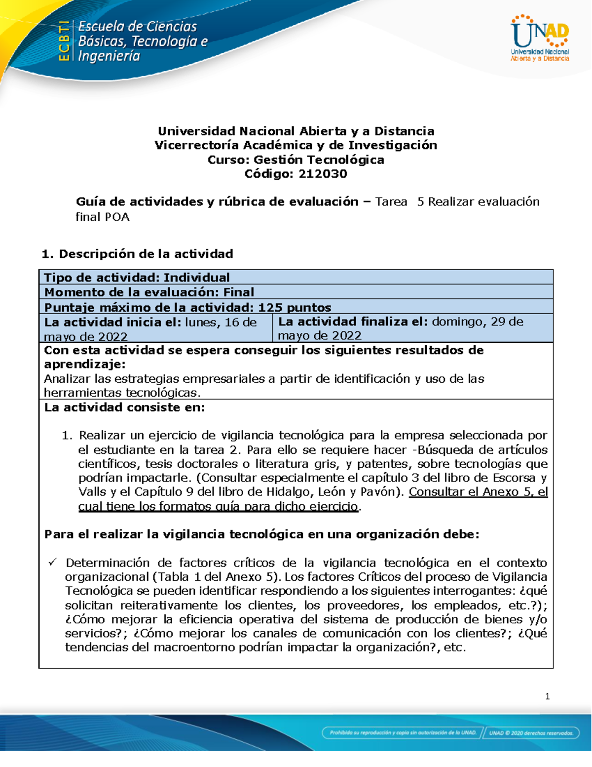 Guía De Actividades Y Rúbrica De Evaluación – Unidad 3 - Tarea 5 ...