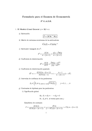 Tema1-Introduccion ALa Econometria - Tema 1. Introducci ́on A La ...