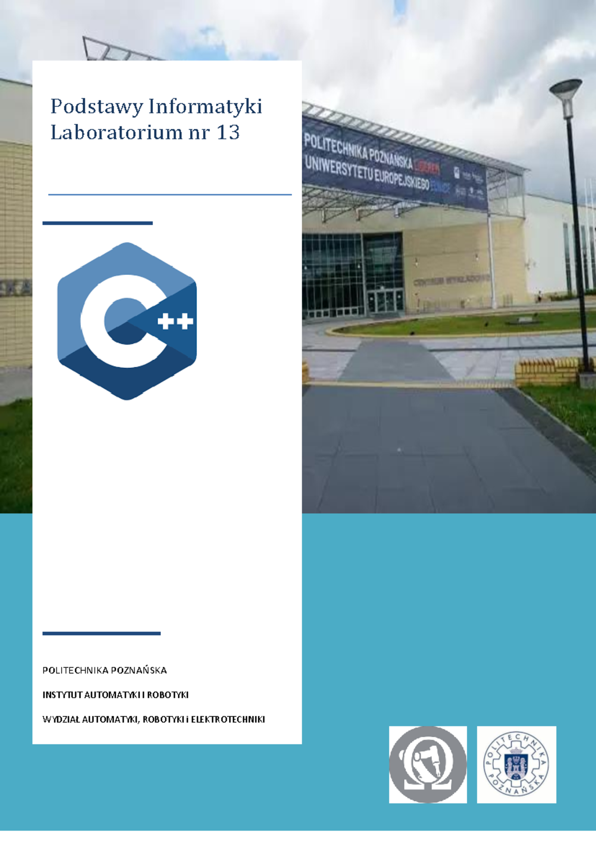 Lab GUI 2 - POLITECHNIKA POZNAŃSKA INSTYTUT AUTOMATYKI I ROBOTYKI ...