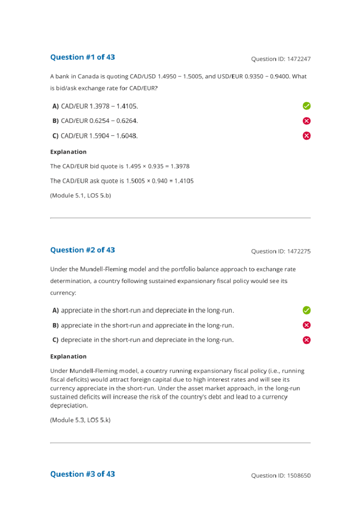 Reading 5 Currency Exchange Rates Understanding Equilibrium Value ...