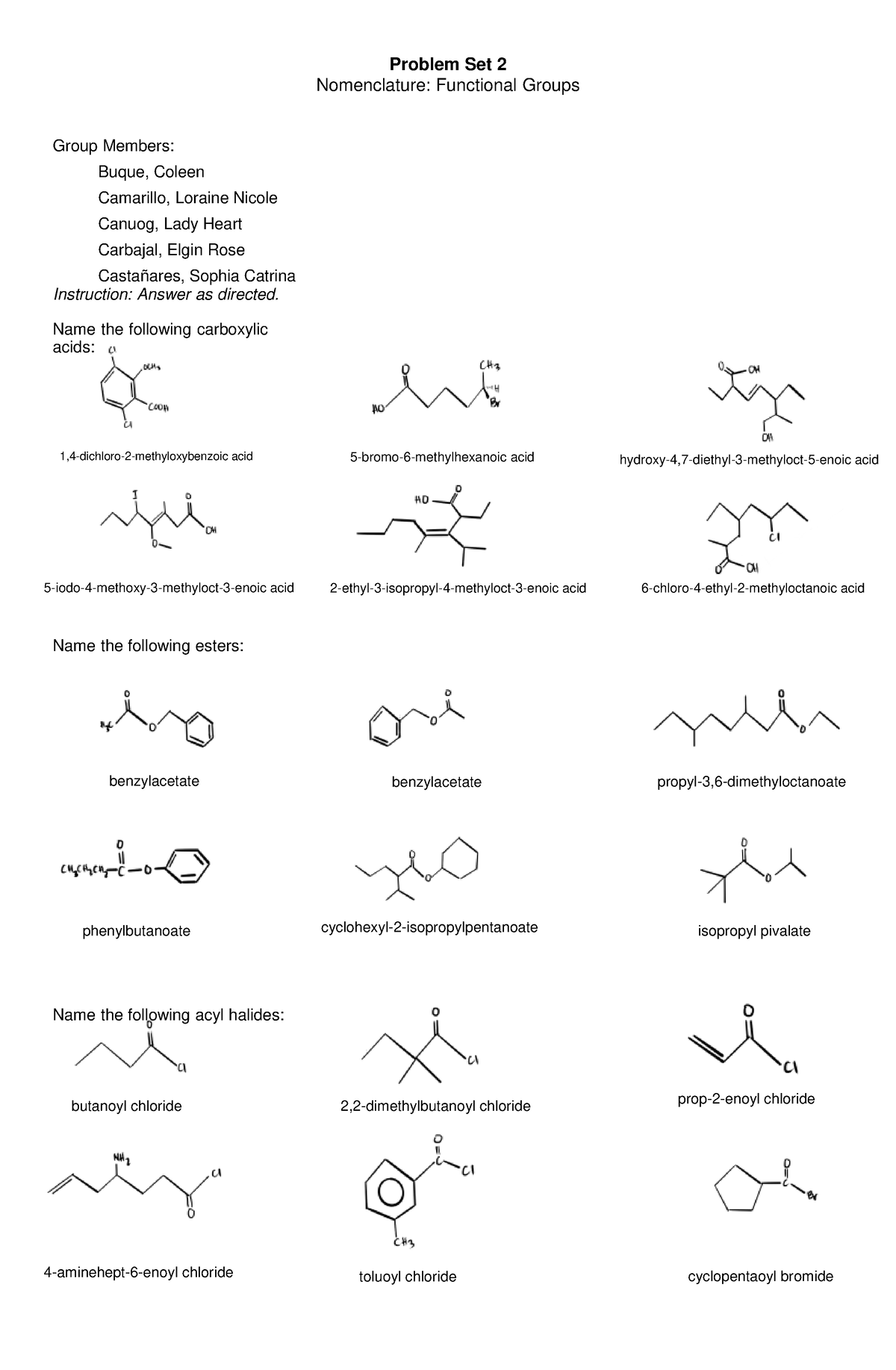 Group-4- Chemistry - BS in Nursing - Studocu