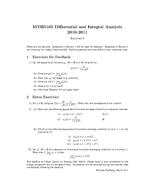 2022 Week 2 - Lecture notes from the module Differential and Integral ...
