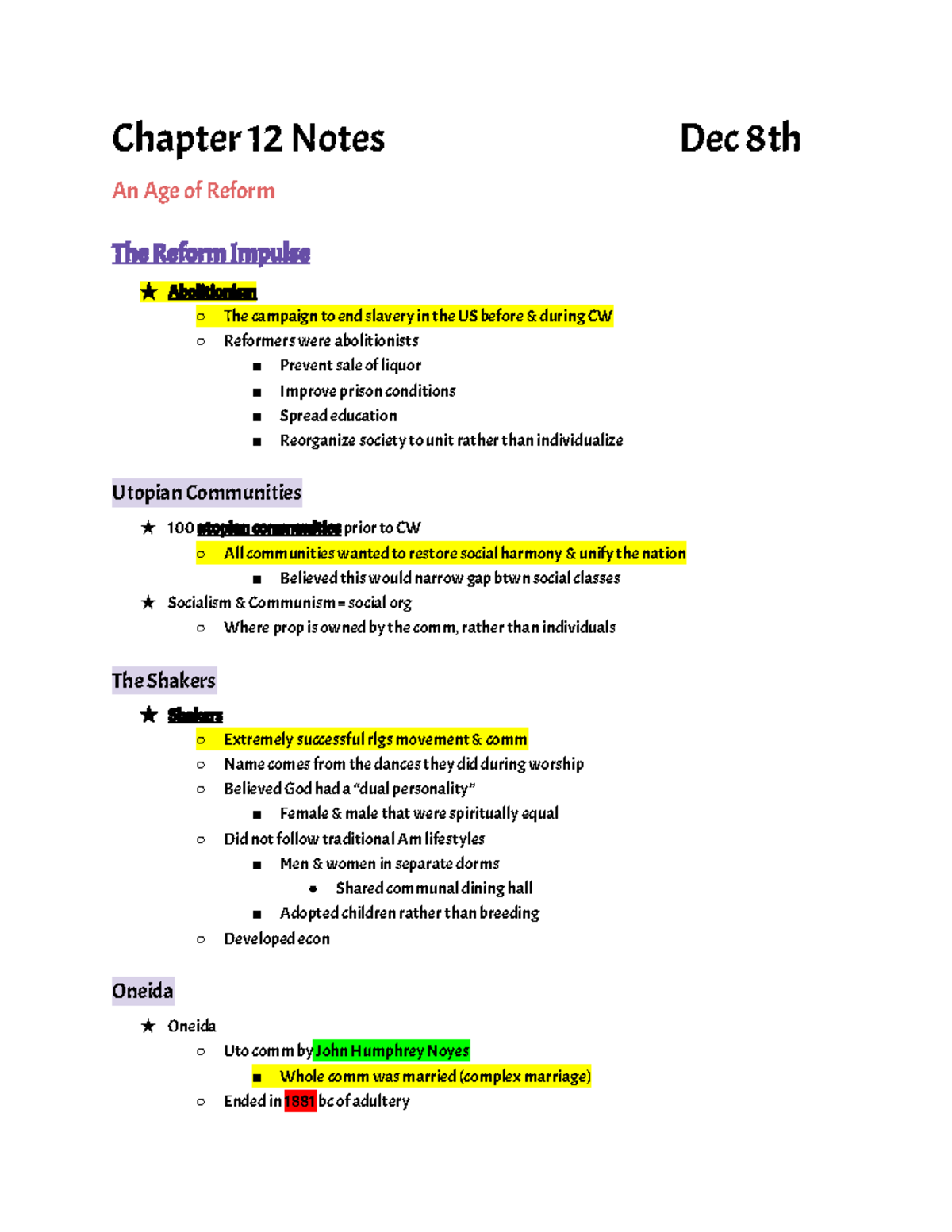 apush chapter 11 notes quizlet