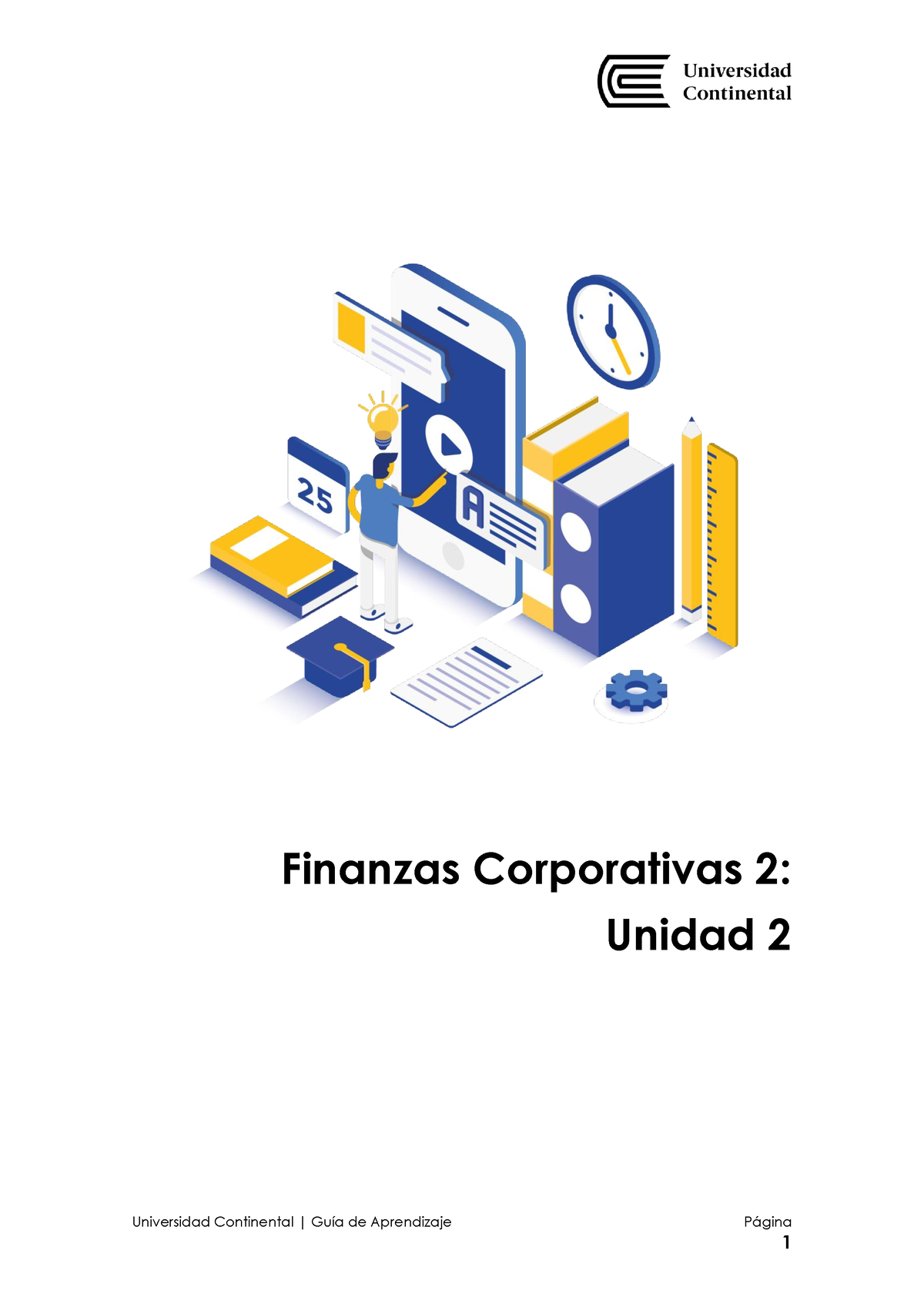 Guia U2 Finanzas Corporativas 2 Universidad Continental GuÌa De Aprendizaje P·gina Finanzas 6270