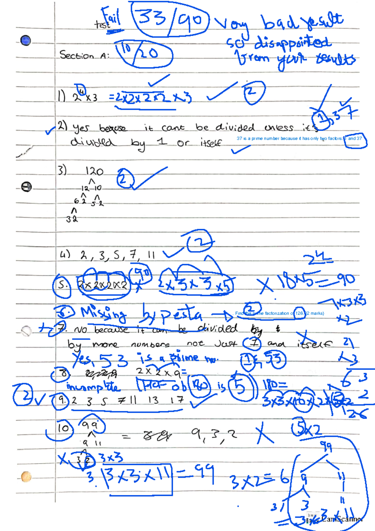 Pesta Results - top scoring notes - Mathematics - Studocu