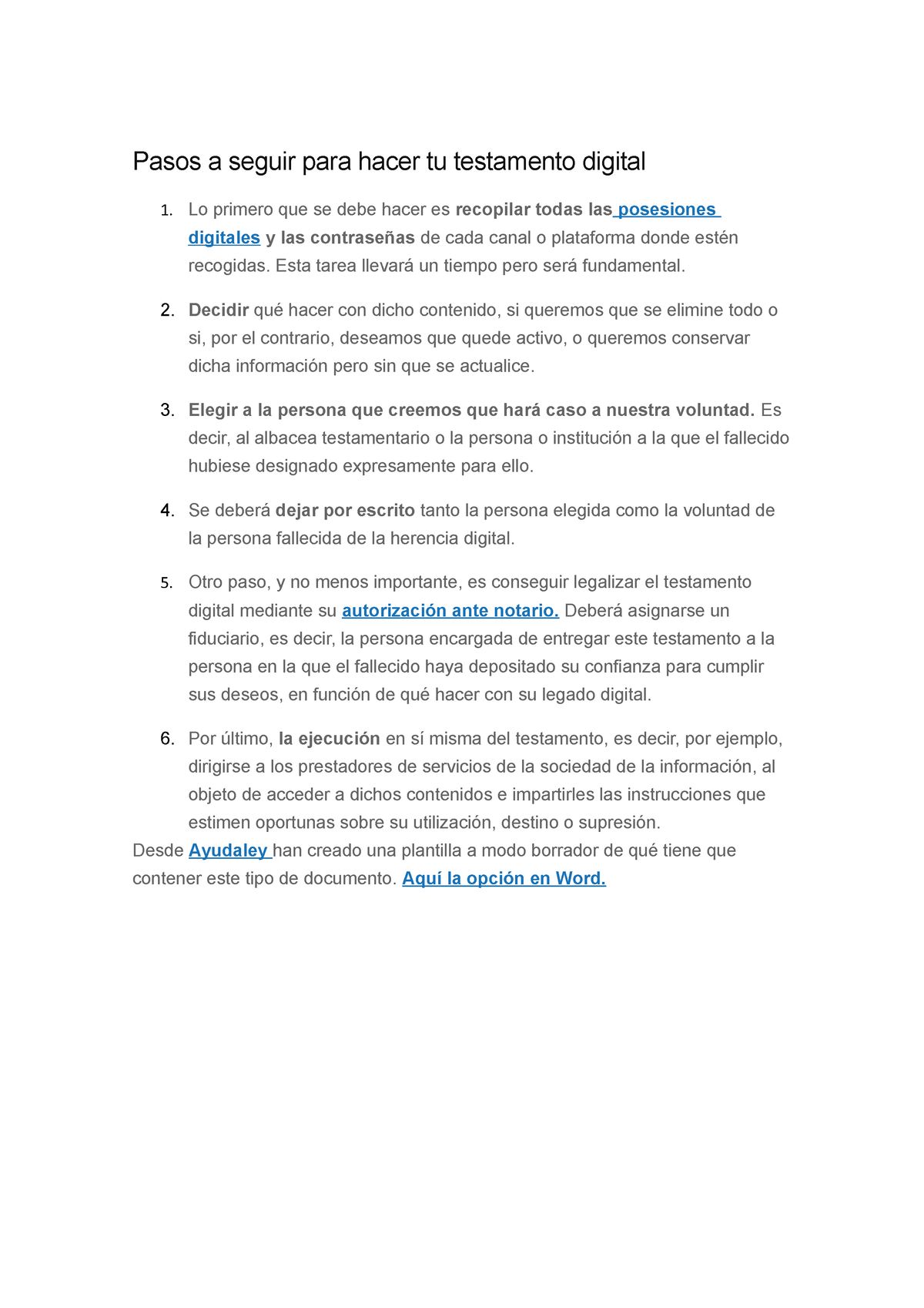 Testamento Digital Pasos A Seguir Para Hacer Tu Testamento Digital Lo Primero Que Se Debe 3157