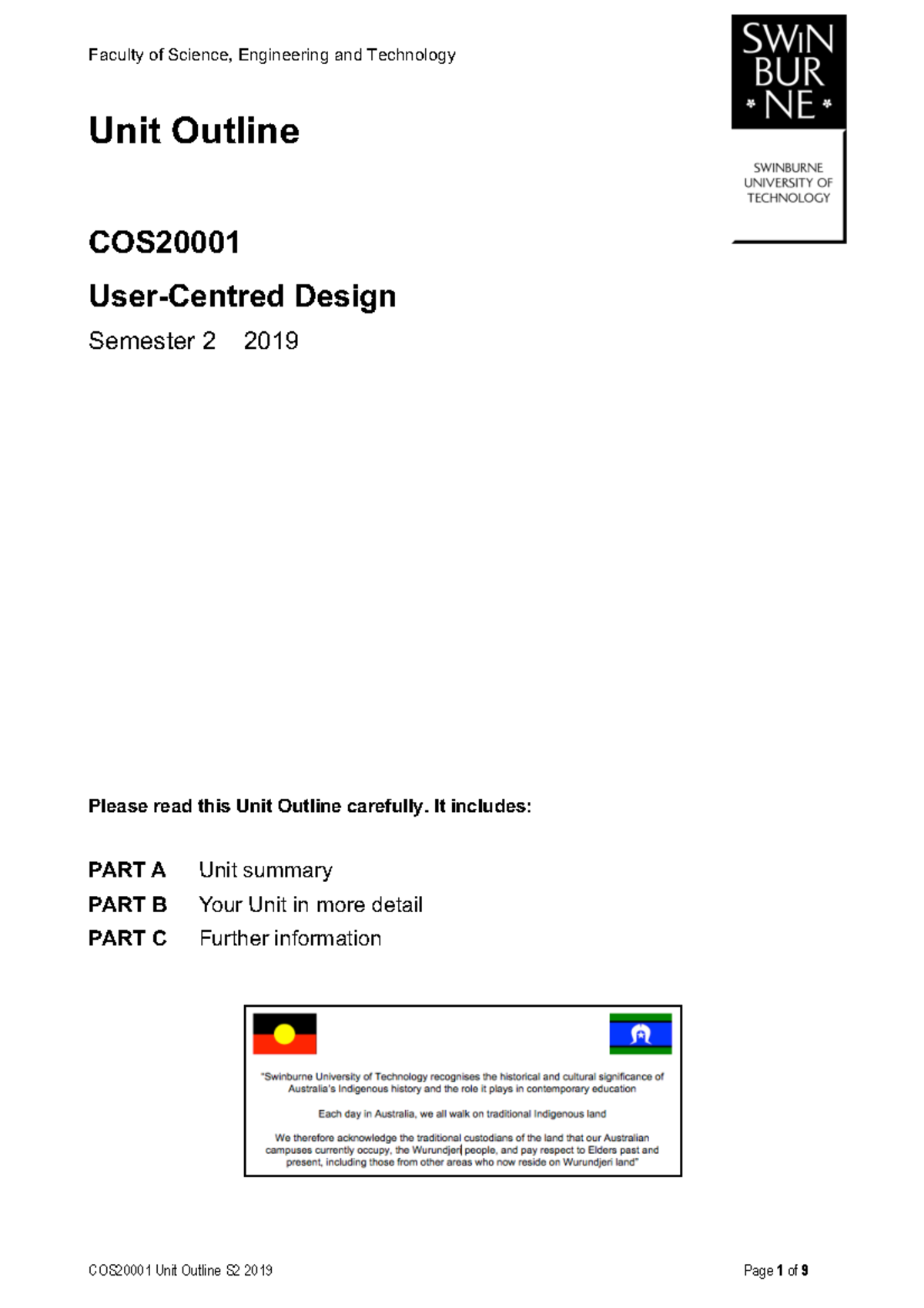 COS2000 1 User-Centred Design S2 2019 - Faculty of Science, Engineering ...