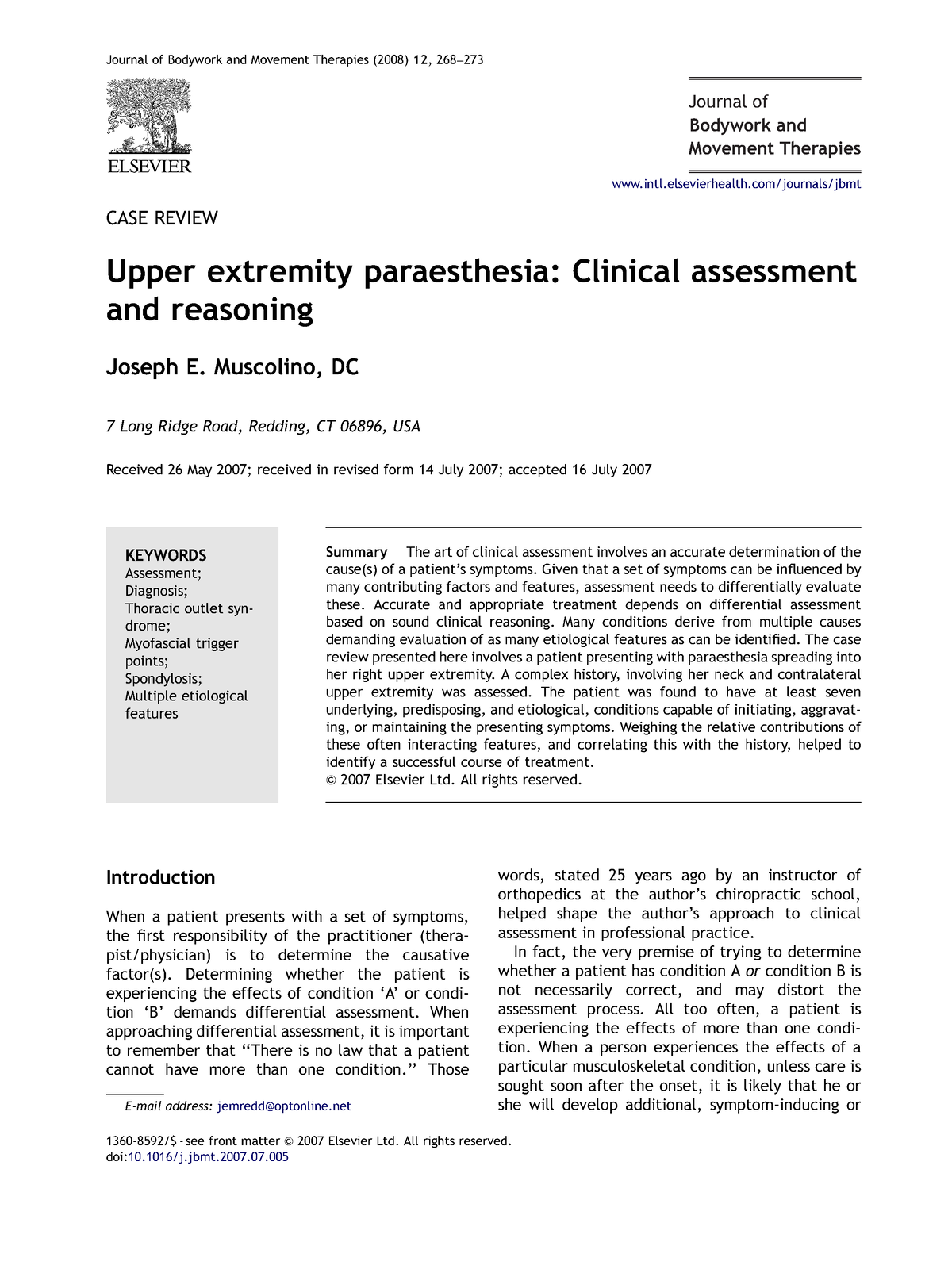 Muscolino 2008 - Twoj Stary - Journal Of Bodywork And Movement ...