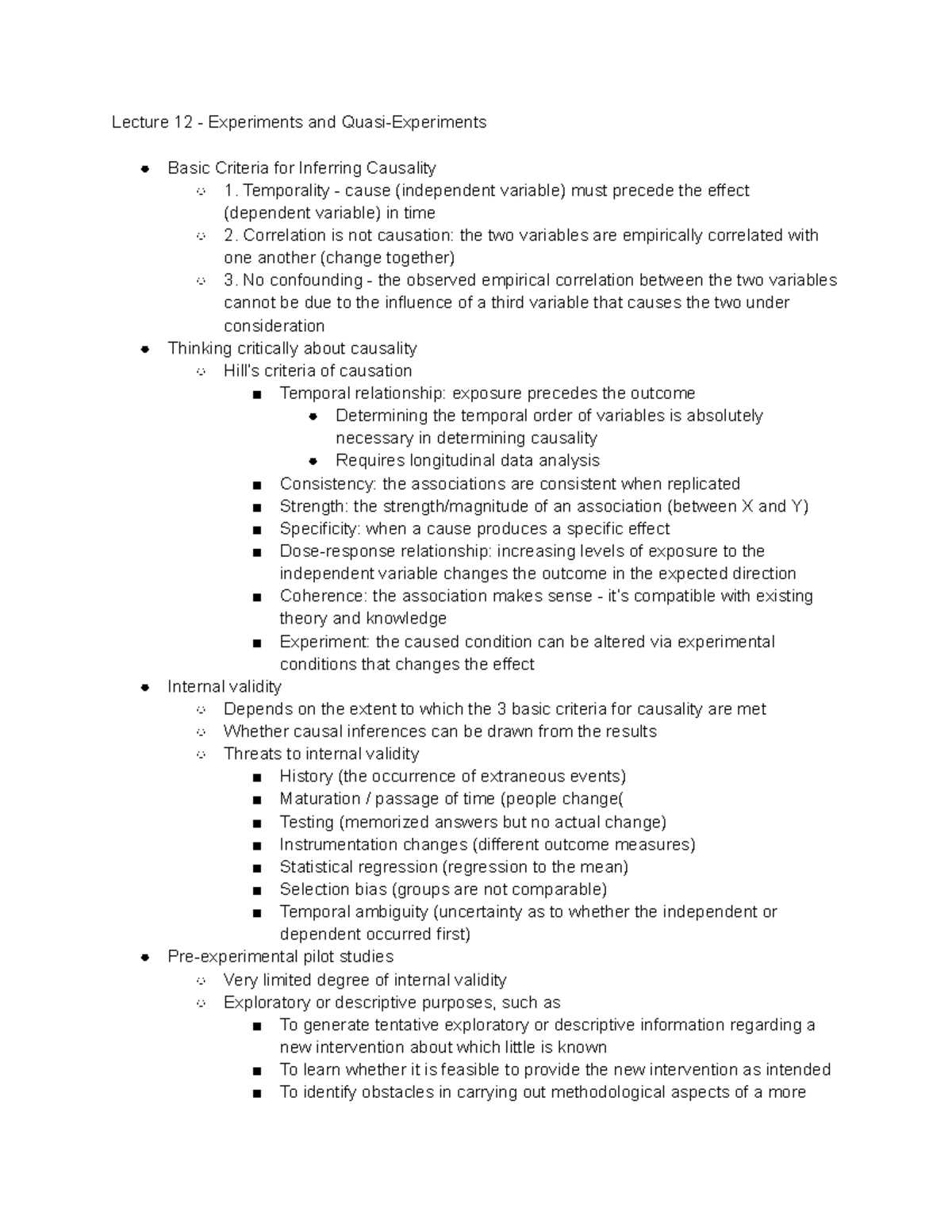 Lecture 12 Experiments And Quasi Experiments Lecture 12   Thumb 1200 1553 