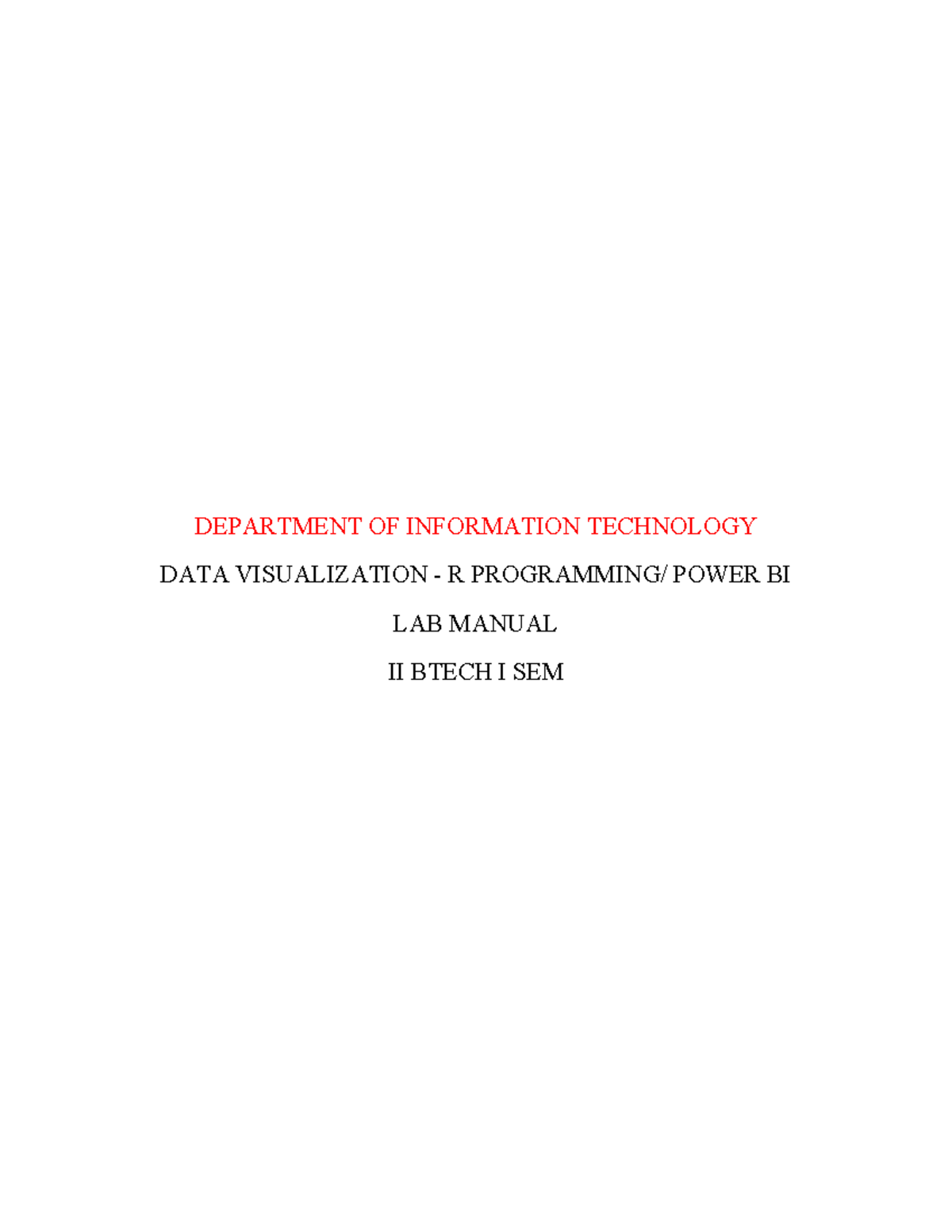 R- Programming Manual Updated - DEPARTMENT OF INFORMATION TECHNOLOGY ...
