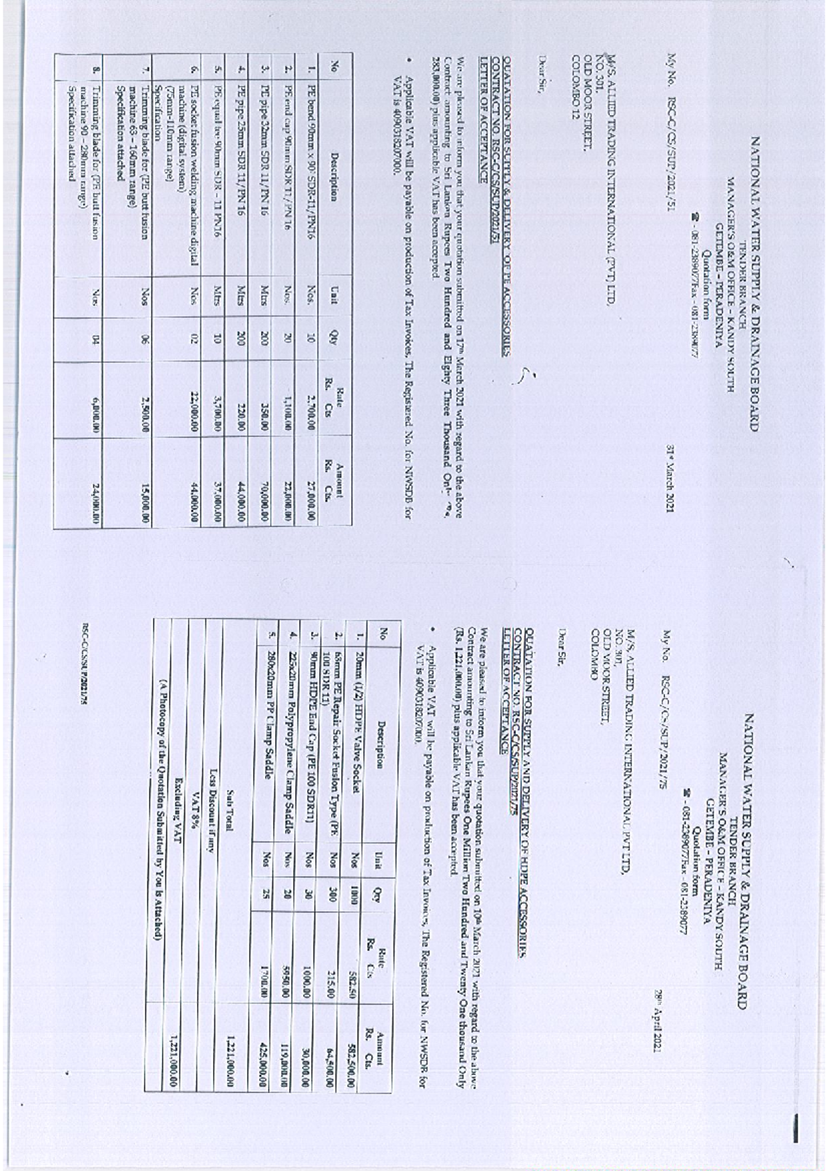 Nwsdb PAST Supply Record - Master of Business Management - Studocu
