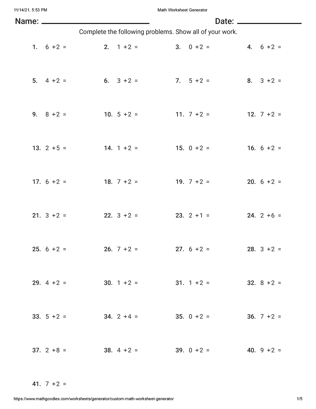 Reviewer Practice Sheet For Midyear Examination Mathematics Beginners 