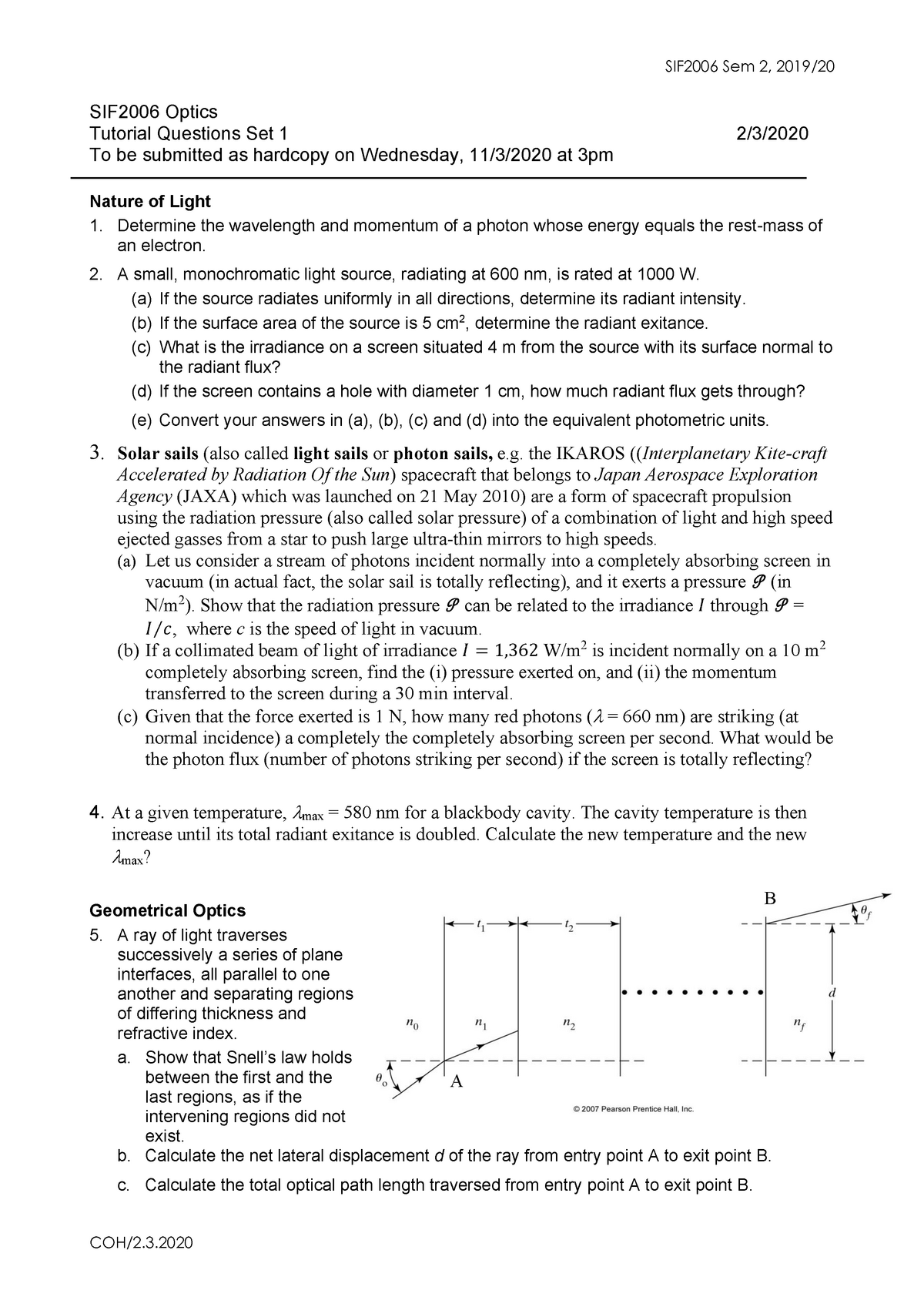 exercise-1-sem2-2019-tutorial-optics-sif2006-sem-2-2019-coh-2