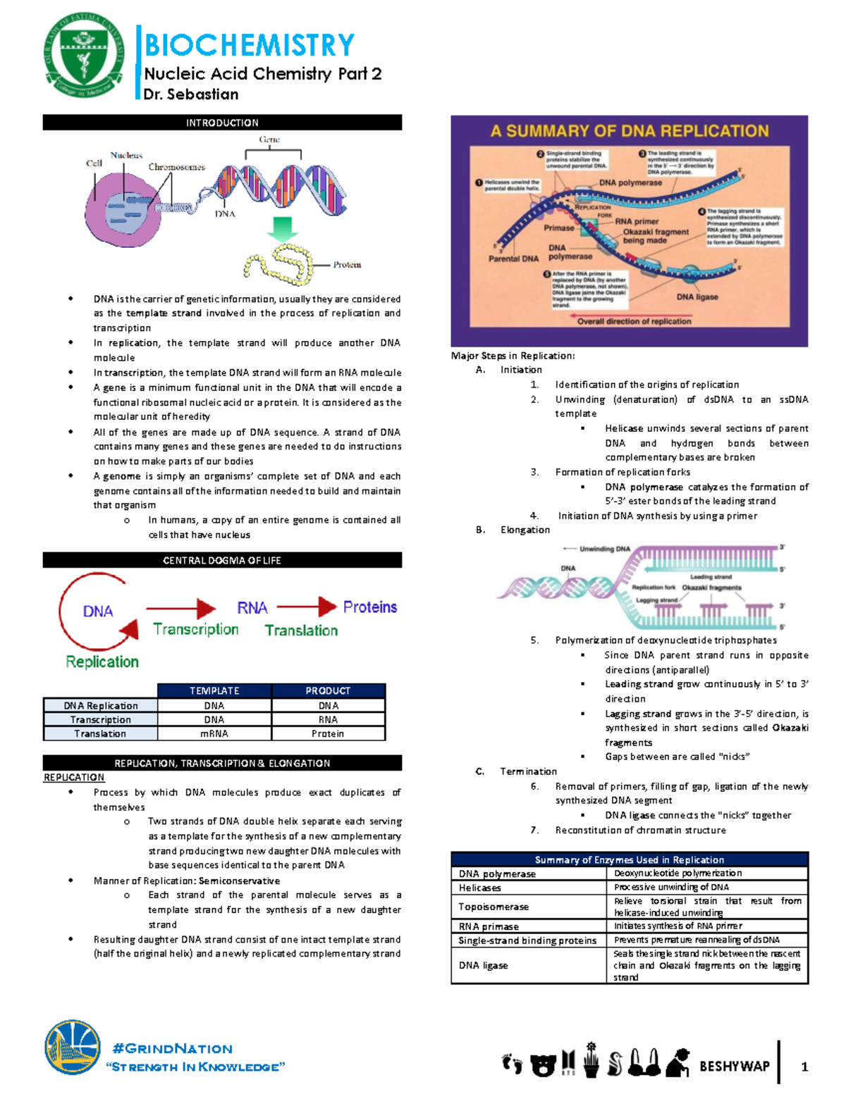11.2 Nucleic Acid Chemistry Part 2 - Nucleic Acid Chemistry Part 2 Dr ...