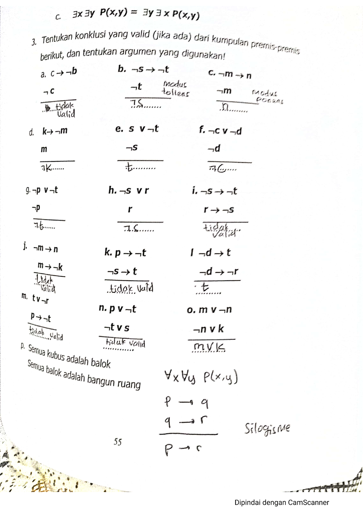 Tugas Dasar-Dasar Matematika 1 - Studocu