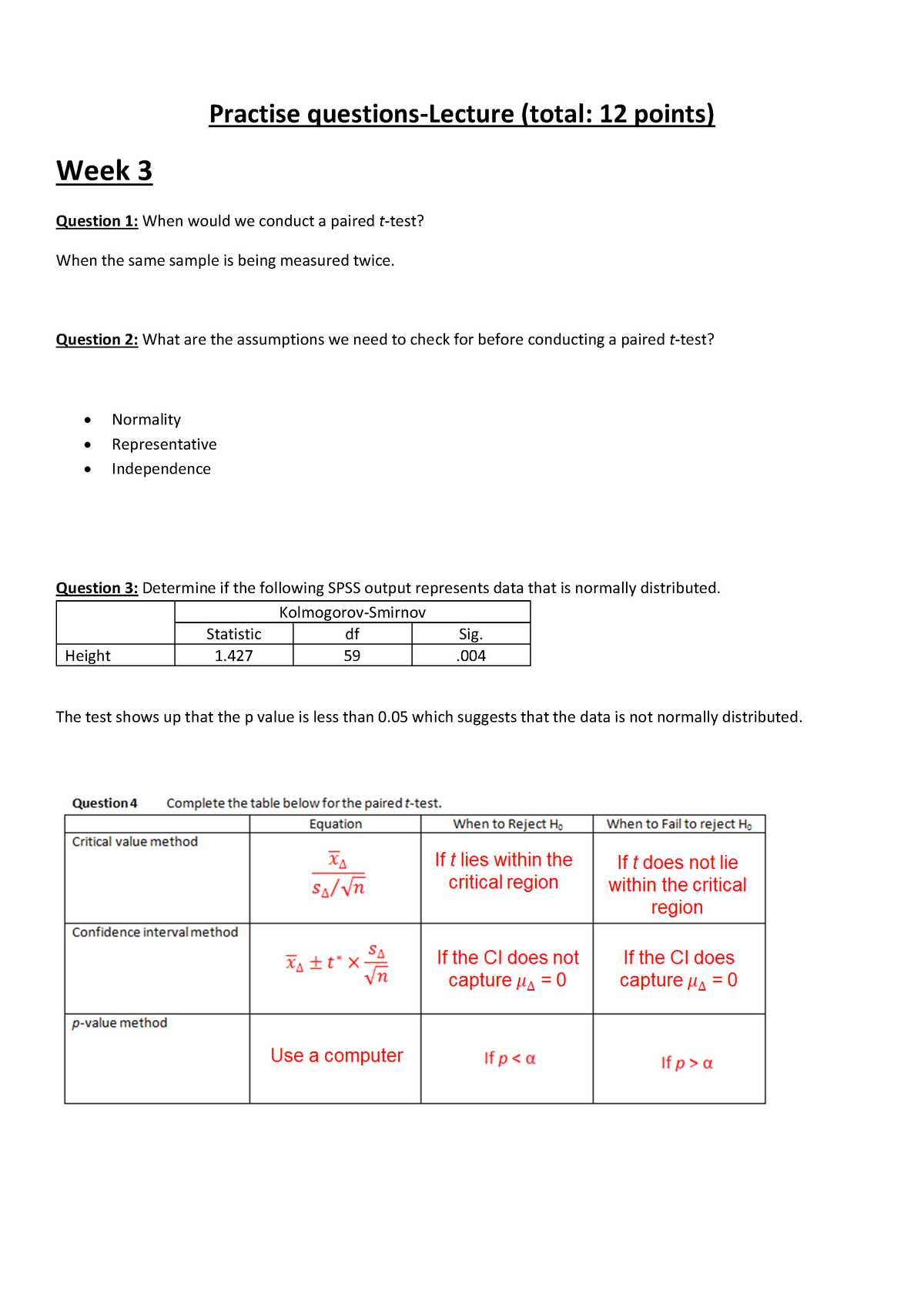 Practise Questions- Lecture Assignment 2-2 - Warning: TT: Undefined ...