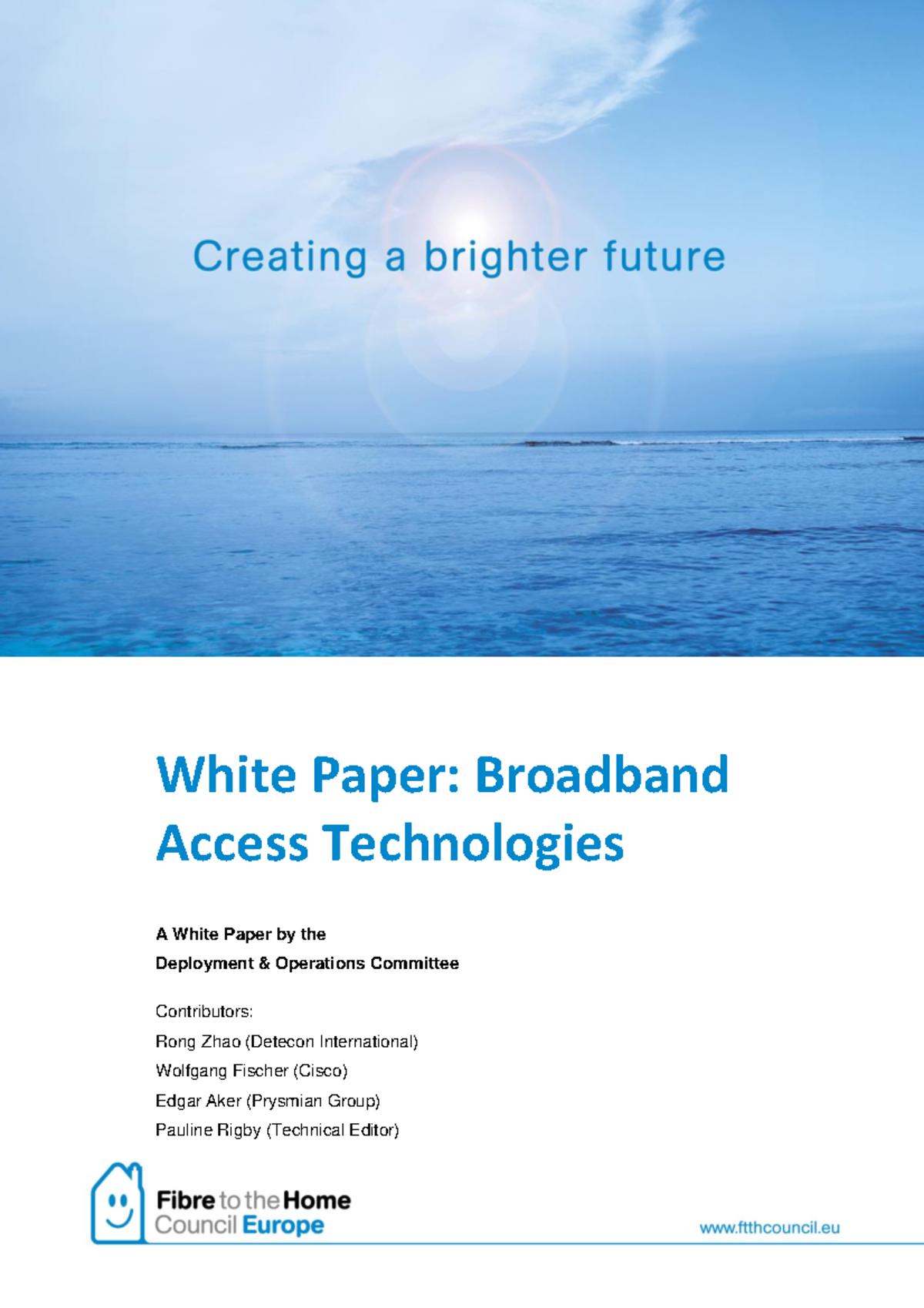 White Paper Broadband Access Technologies - White Paper: Broadband ...