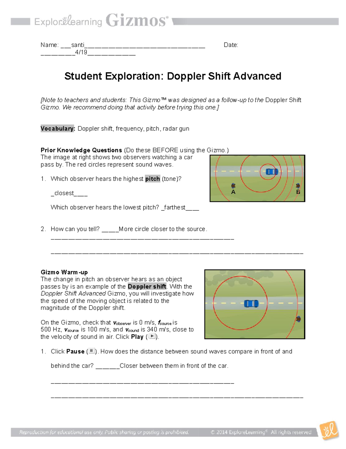 Doppler Advanced SE - It is an assignment for students to definitely ...