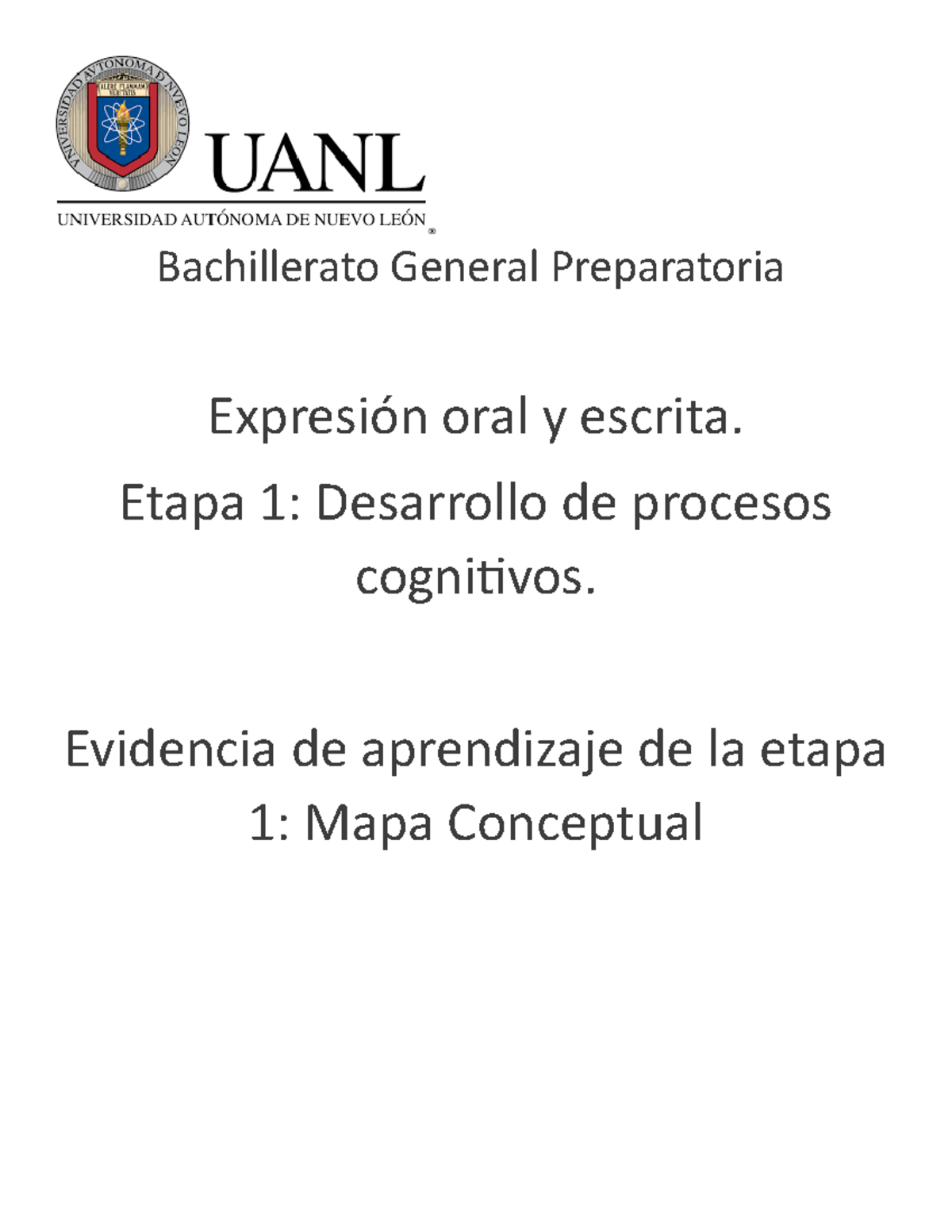 Ev1 Eoy E 123 Bachillerato General Preparatoria Expresión Oral Y