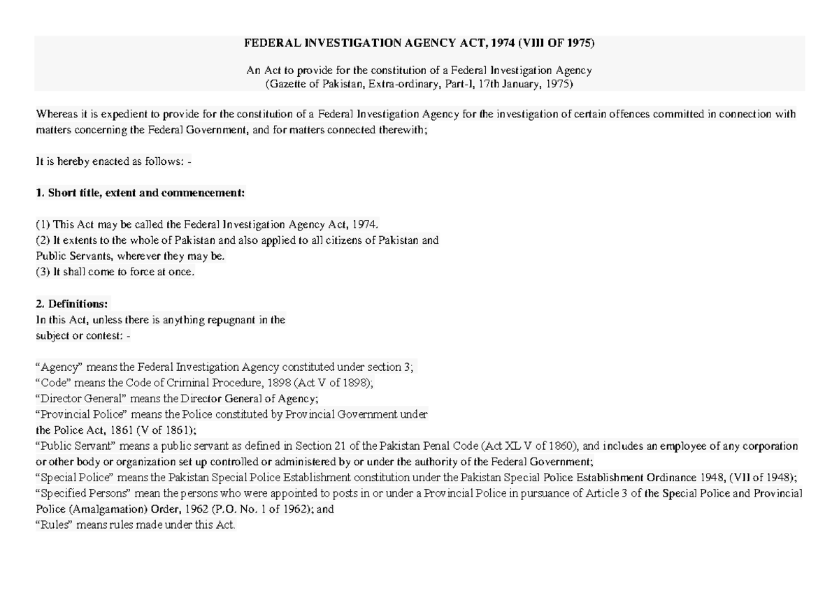 fia-act-1974-mcqs-federal-investigation-agency-act-1974-viii-of