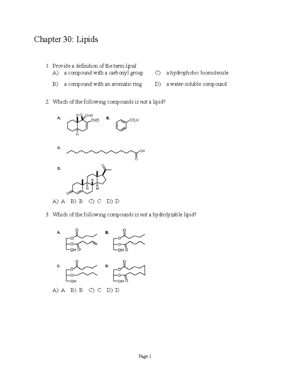 chapter-30-lipids-provide-a-definition-of-the-term-lipid-a-a