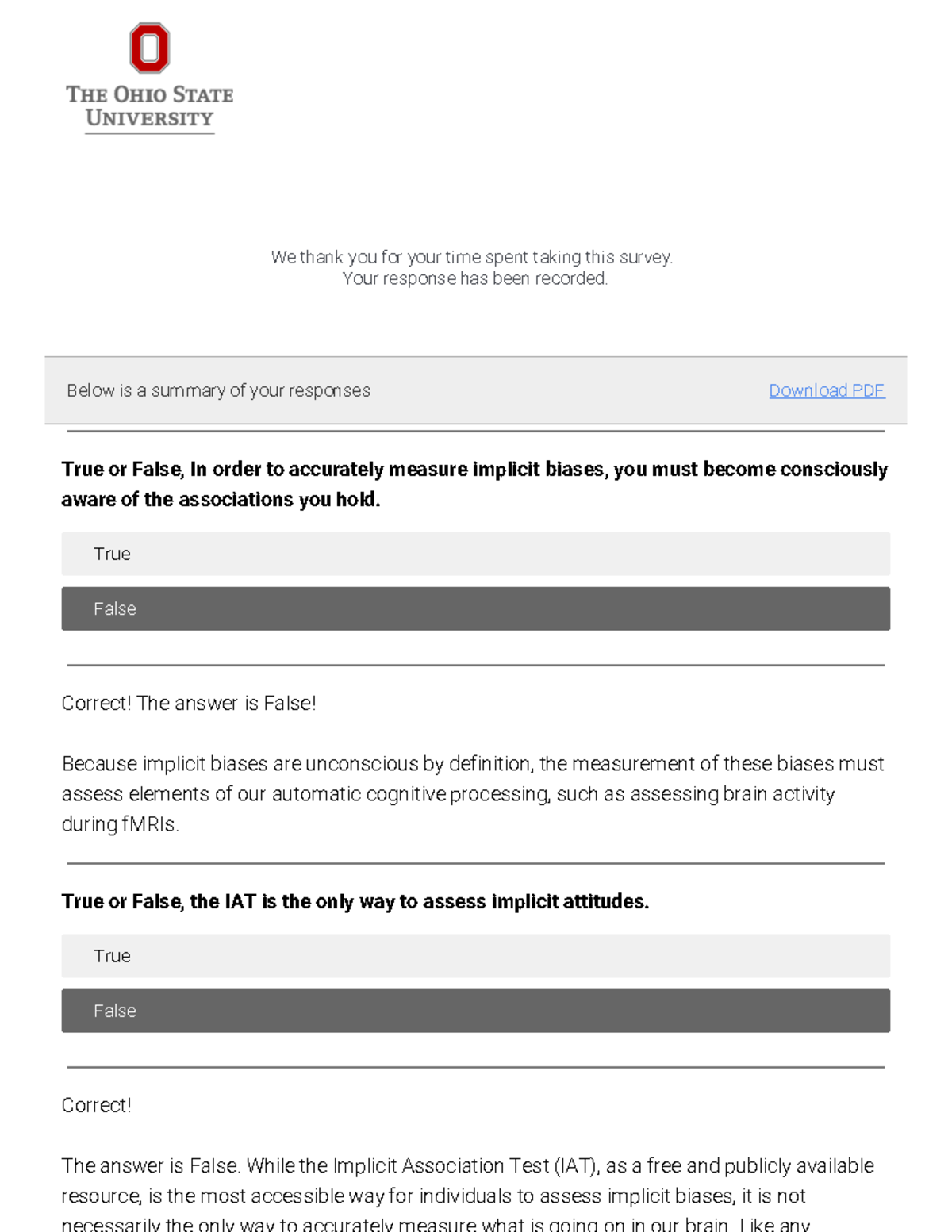 Implicit Bias Quiz 3 Below Is A Summary Of Your Responses Download   Thumb 1200 1553 