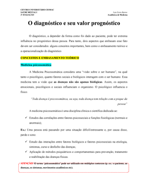 Linha do tempo historia da loucura HISTÓRICO DA LOUCURA As doenças sentidas eram