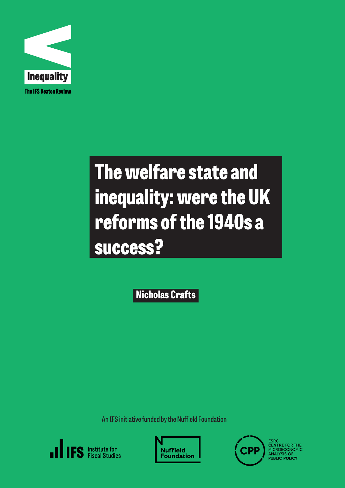 the-welfare-state-and-inequality-an-ifs-initiative-funded-by-the