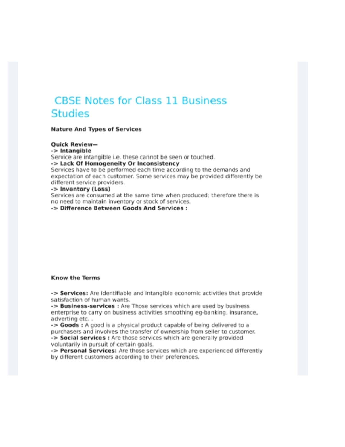 Business Studies Lecture Notes - Methodology Of Business Studies And ...