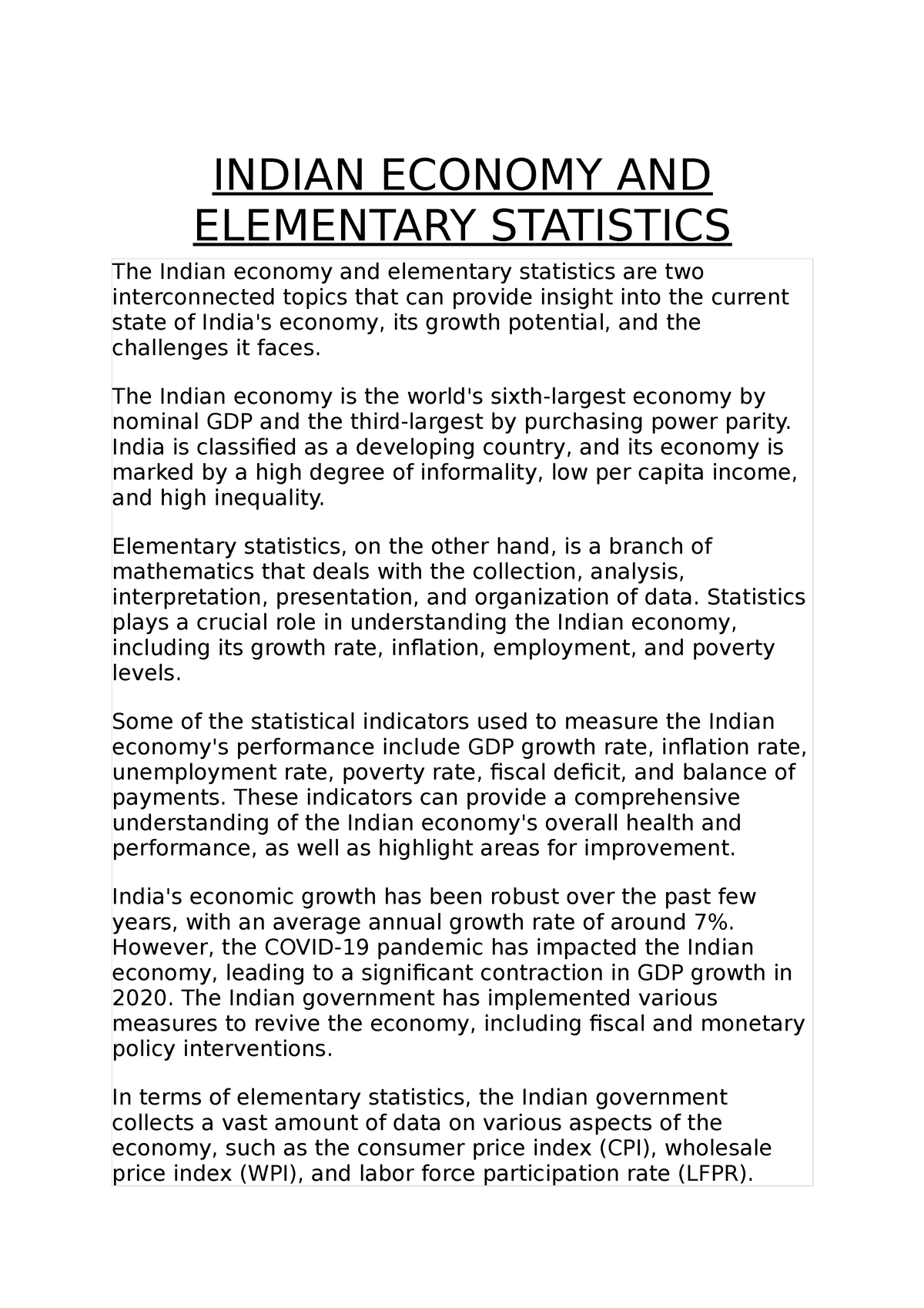 indian-economy-and-elementary-statistics-indian-economy-and