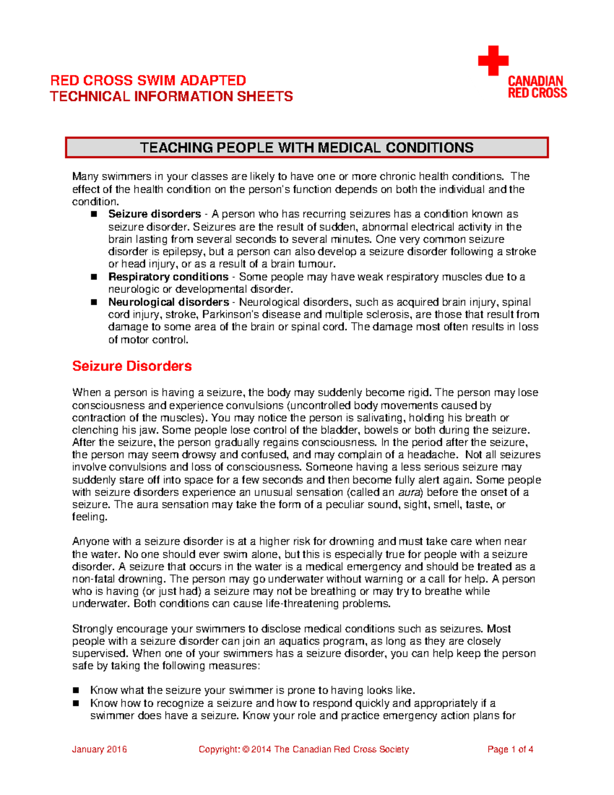 Tp ws rcsa teaching people with medical conditions 2015 - RED CROSS ...