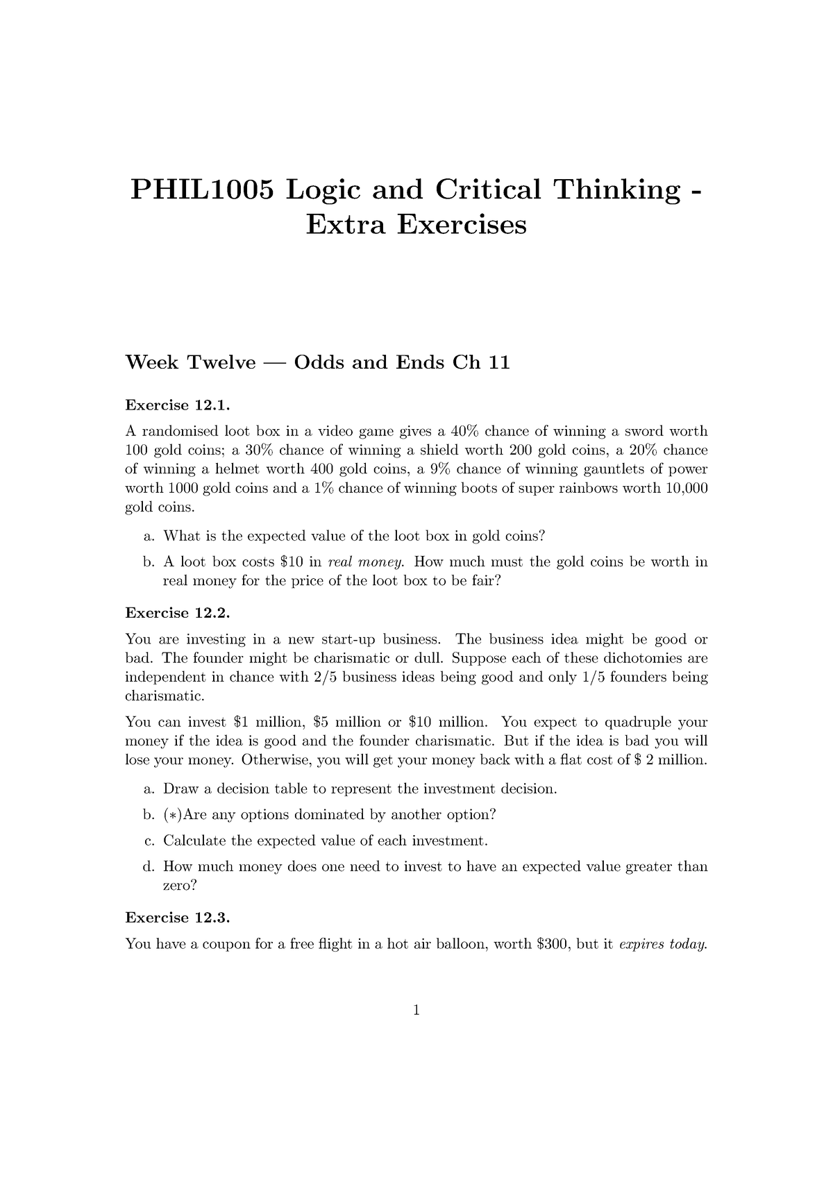 logic and critical thinking questions and answers ethiopia