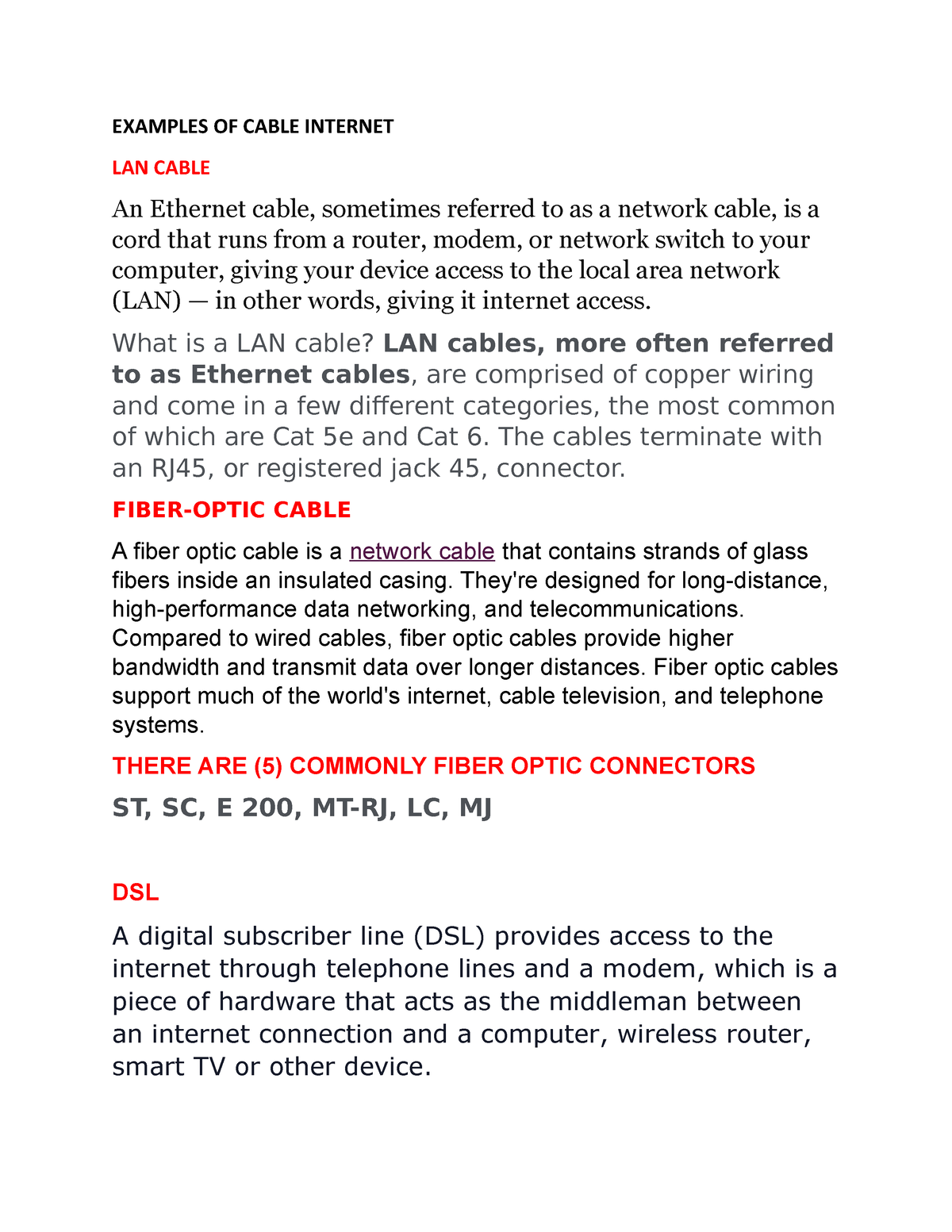 it-examples-and-explanation-examples-of-cable-internet-lan-cable-an