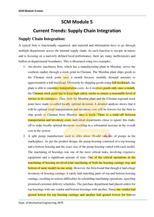 SCM Mod3@Az Documents - MODULE 3: Warehouse Management Warehouses Or ...